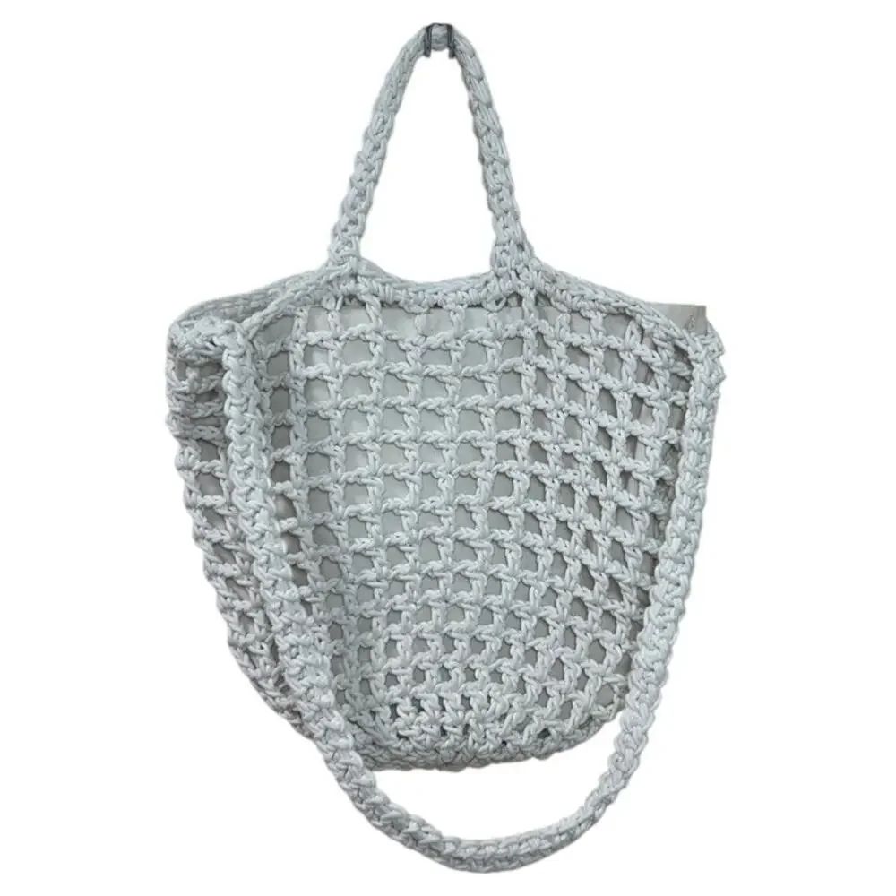 Madewell Women's 'The Crocheted Shoulder Bag' Cross-Body, Knit, White, One-Size